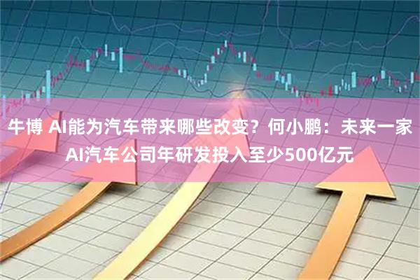 牛博 AI能为汽车带来哪些改变？何小鹏：未来一家AI汽车公司年研发投入至少500亿元